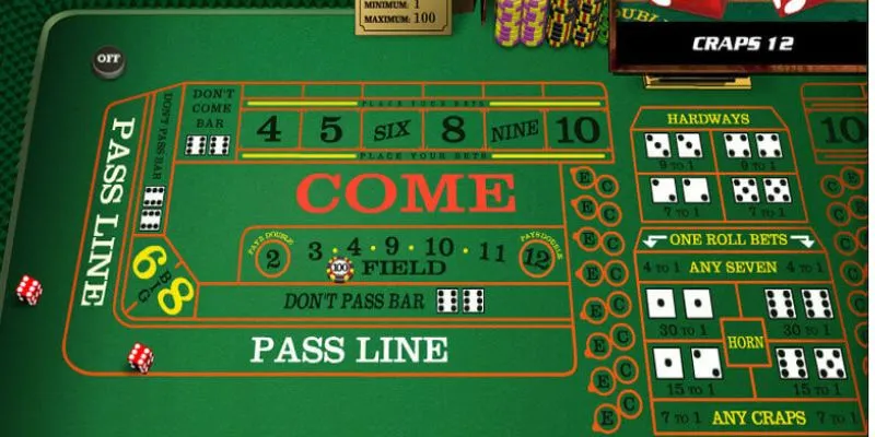 Các bí quyết chơi craps tăng cơ hội thắng 