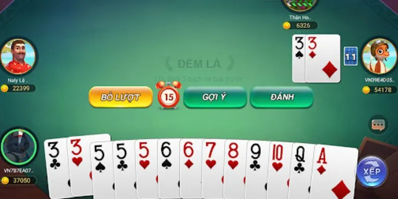 Cách xếp bài khoa học trong phỏm 