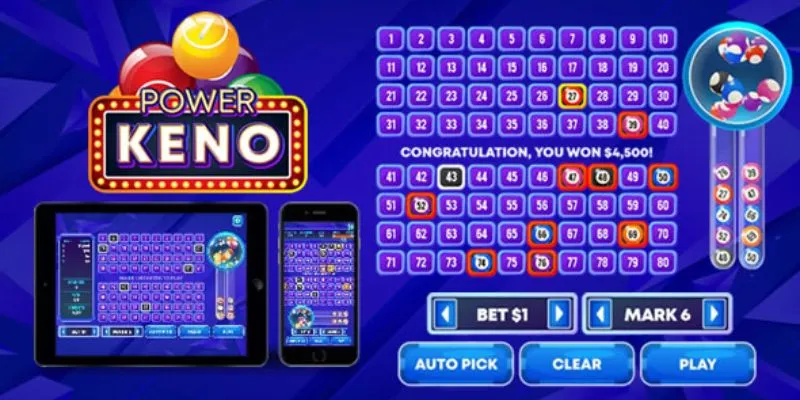 Cách chọn số may mắn khi chơi keno 