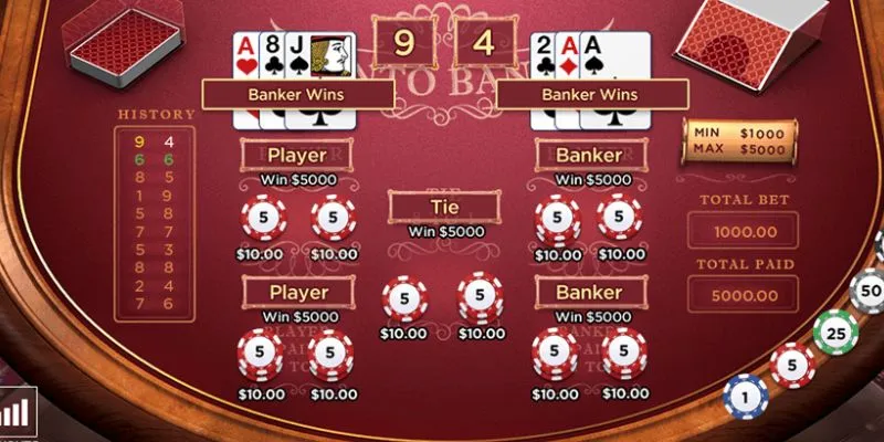 Các mẹo đánh baccarat một cách thông minh
