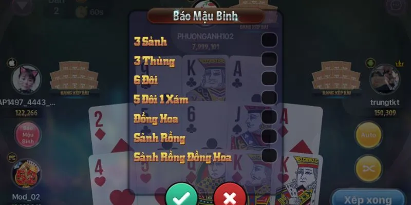 Cách thức hoạt động trong mậu binh 